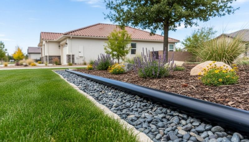 French Drain Yard Drainage