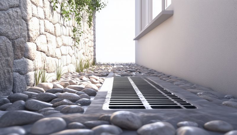 French Drain Yard Drainage